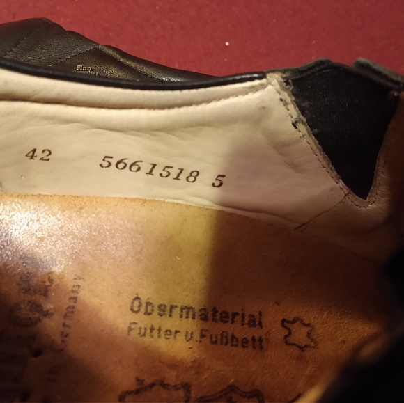 Finn Comfort Black Leather Slip On Shoes Men's 9 - Picture 4 of 10